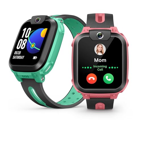 imoo Z1, Kinder Smartwatch mit GPS, Smartwatch Kinder mit GPS und Telefon, Kids Smart Watch mit Langanhaltender Video & Phone Call, IPX8 Wasserdicht (Rosa)
