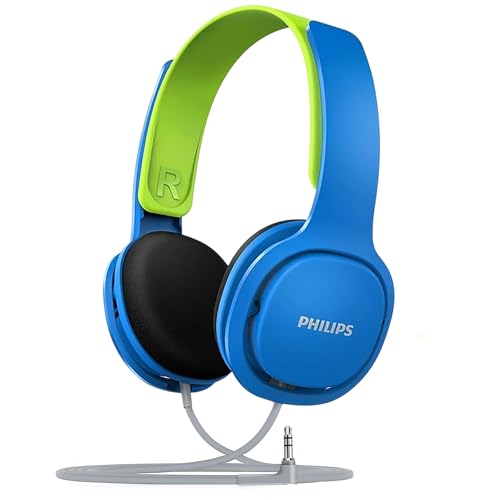 Philips SHK2000BL00 Kinderkopfhörer mit Lautstärkebegrenzung und ergonomischem Design