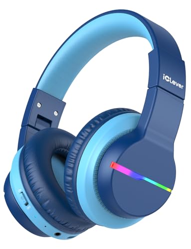 iClever BTH12 Kinderkopfhörer mit LED-Leuchten 4.9